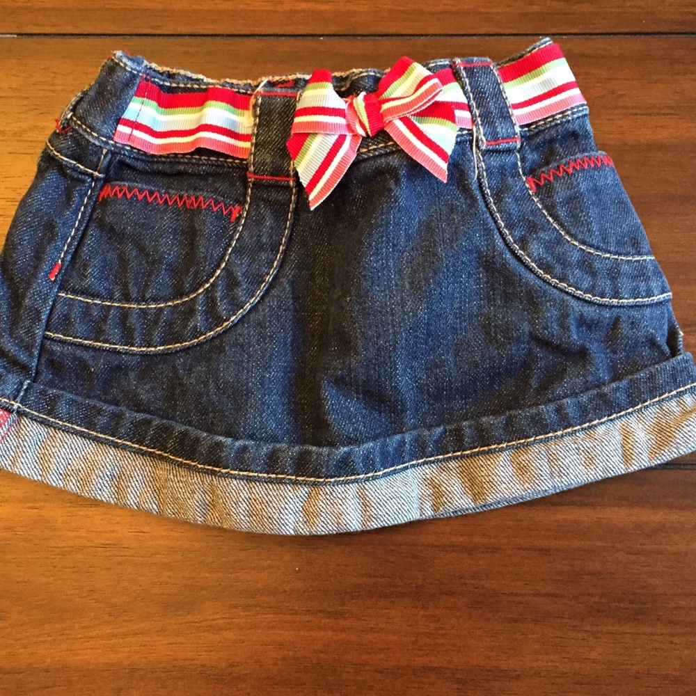 Gymboree 3-6 months Denim Skirt